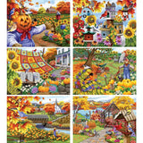 Set of 6 Nancy Wernersbach 500 Piece Jigsaw Puzzles