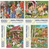 Set of 4 William Vanderdasson Jigsaw Puzzles