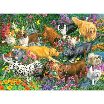 Playful Dogs 1000 Piece Jigsaw Puzzle