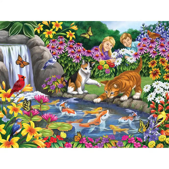 Go Fish 300 Large Piece Jigsaw Puzzle