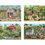 Set of 4 Joseph Holodook 300 Large Piece Jigsaw Puzzles