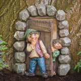 Elf Hide and Seek Garden Sculpture