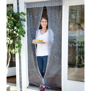 Embroidered Instant Screen Door