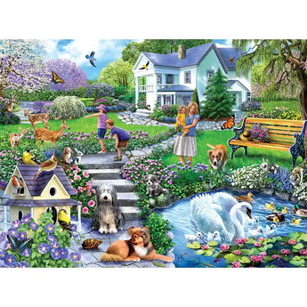 Lily Pond 1000 Piece Jigsaw Puzzle