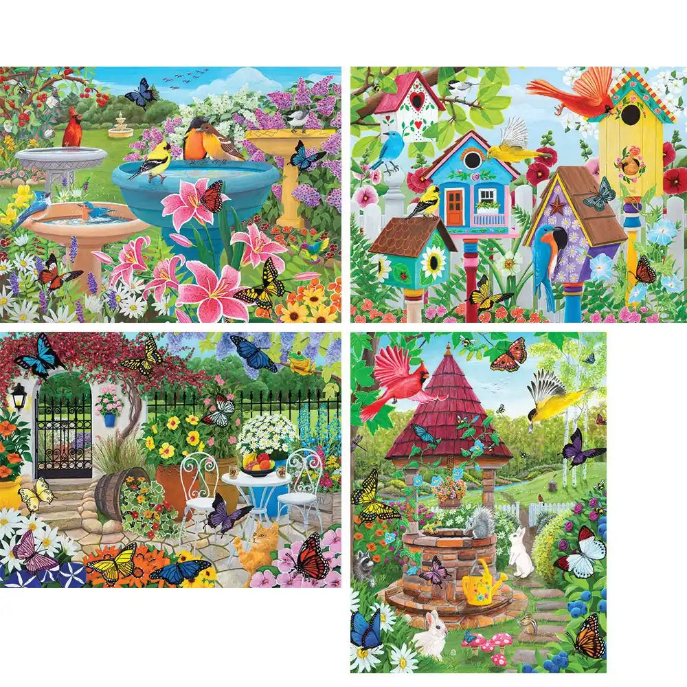 Set of 4 Kathy Bambeck Jigsaw Puzzles