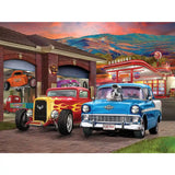 Hot Rod Sunset Jigsaw Puzzle