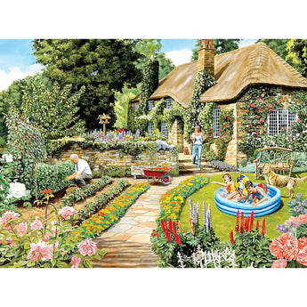 Set of 2 Trevor Mitchell 300 Large Piece Jigsaw Puzzles Bits and Pieces