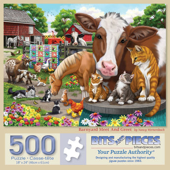 Barnyard Meet Greet Jigsaw Puzzle