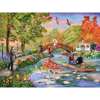 Autumn on the Pond 500 Piece Jigsaw Puzzle