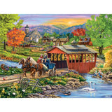 Twilight Bridge 500 Piece Jigsaw Puzzle