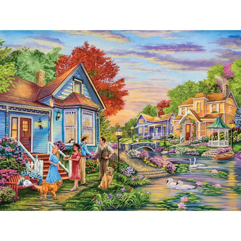 Welcome Neighbors 500 Piece Jigsaw Puzzle