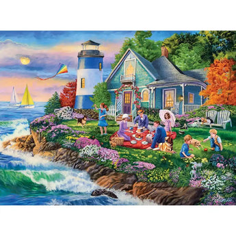 Lighthouse Picnic 1000 Piece Jigsaw Puzzle