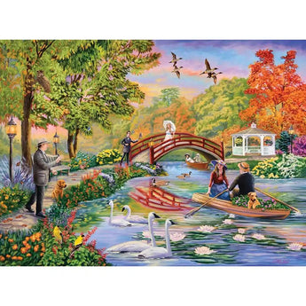 Autumn on the Pond 1000 Piece Jigsaw Puzzle