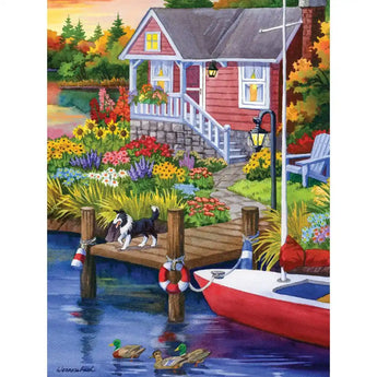 Lakeside Retreat 300 Large Piece Jigsaw Puzzle