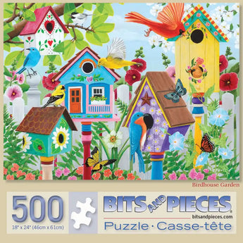 Birdhouse Garden Jigsaw Puzzle