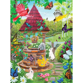 Wishing Well Garden 500 Piece Jigsaw Puzzle