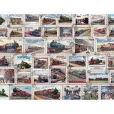 Vintage Train Stamps 300 Large Piece Jigsaw Puzzle