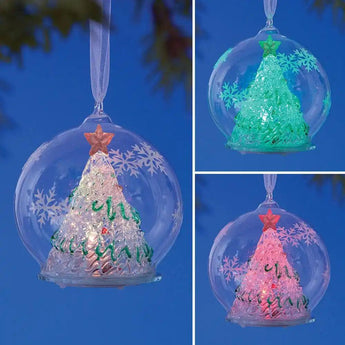 Color Changing Christmas Ornament