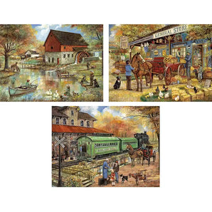 Set of 3 Ruane Manning Jigsaw Puzzles