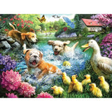 Waiting at the Swimming Hole 500 Piece Jigsaw Puzzle