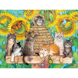 Kittens and Bees 500 Piece Jigsaw Puzzle