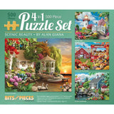 Scenic Beauty 4in1 Multipack Jigsaw Puzzle Bundle by Alan Giana