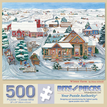 Winter Farm Jigsaw Puzzle