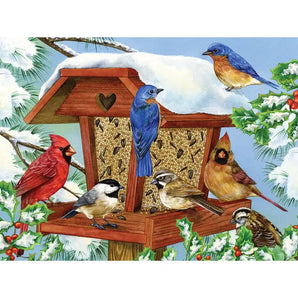 Winter Birdfeeder Jigsaw Puzzle