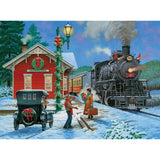 Set of 4 John Sloane Holiday Jigsaw Puzzles