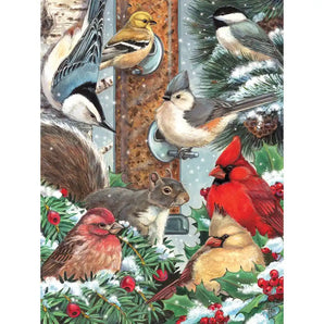 Winter Bird Friends Jigsaw Puzzle