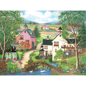 Set of 4 Mary Ann Vessey Jigsaw Puzzles