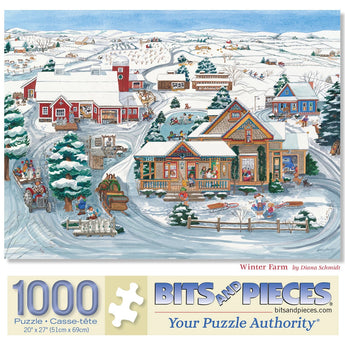 Winter Farm Jigsaw Puzzle