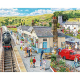 Village Station 1000 Large Piece Jigsaw Puzzle