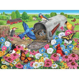 Bluebirds Nesting In the Mailbox 1000 Piece Jigsaw Puzzle