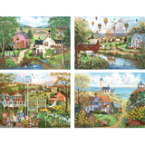 Set of 4 Mary Ann Vessey Jigsaw Puzzles