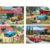 Set of 4 Kevin Walsh Jigsaw Puzzles