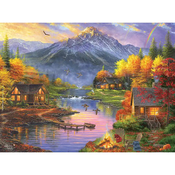 Mountain Retreat 1000 Piece Jigsaw Puzzle