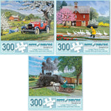 Set of 3 John Sloane Jigsaw Puzzles