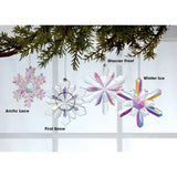 Faceted Crystal Snowflake Ornament First Snow