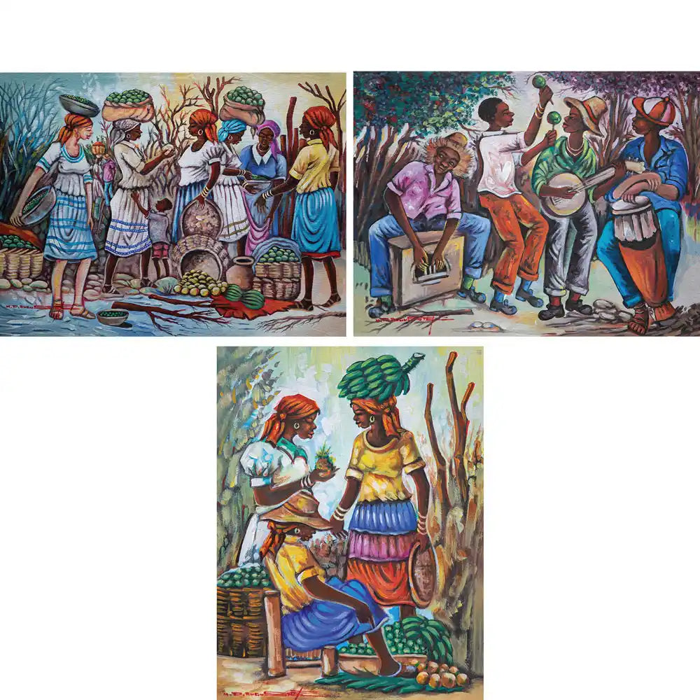 Set of 3: Mondy Pierre Auguste Jigsaw Puzzles