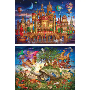 Set of 2 Ciro Marchetti 1000 Piece Jigsaw Puzzles