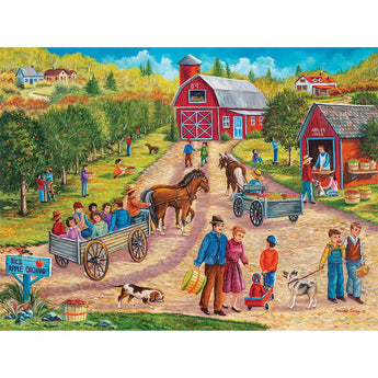 Vics Apple Orchard 500 Piece Jigsaw Puzzle