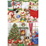 Set of 2 Makiko Christmas Critters Jigsaw Puzzles