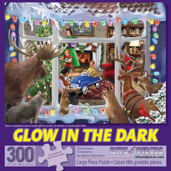 Christmas Creatures GlowInTheDark Jigsaw Puzzle