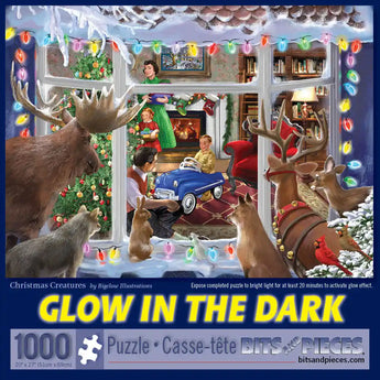 Christmas Creatures GlowInTheDark Jigsaw Puzzle