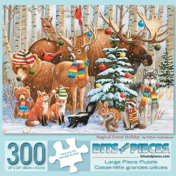 Magical Forest Holiday Jigsaw Puzzle