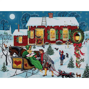 Christmas Gathering 500 Piece Jigsaw Puzzle