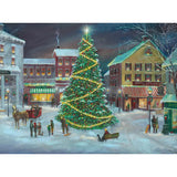 Village Christmas Tree 300 Large Piece Jigsaw Puzzle