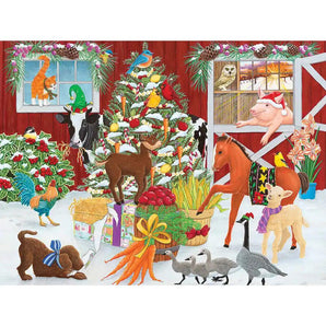 Christmas Farm 500 Piece Jigsaw Puzzle