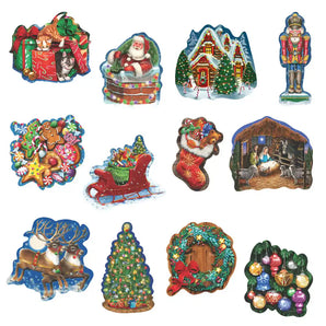 Christmas Celebration Shaped Jigsaw Puzzle - Bits and Pieces